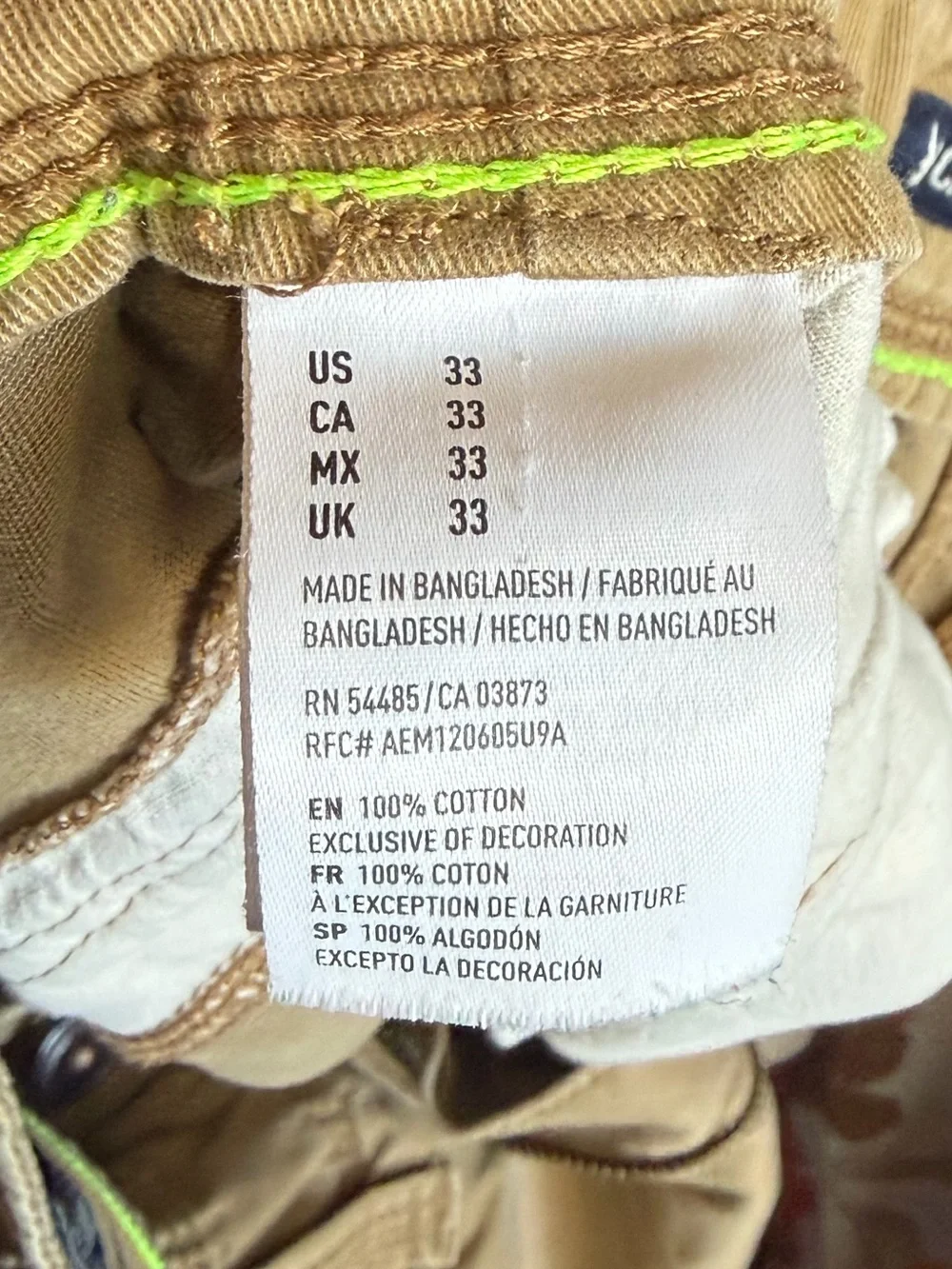 American Eagle Outfitters Khaki Cargo Shorts
